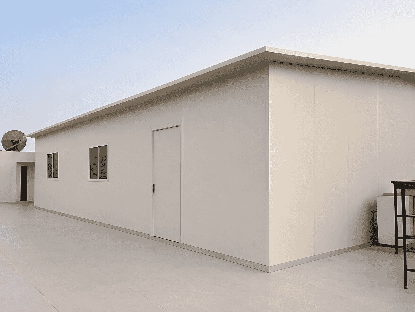 Reusable prefab cabin designed for dismantling and redeployment